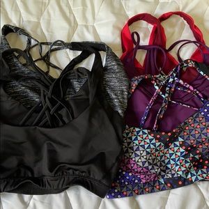 Lot of 6 Victoria’s Secret sports bras